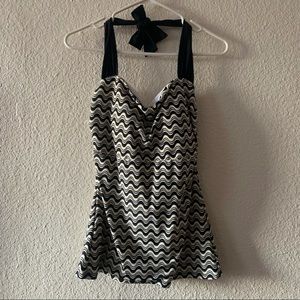 Halter Tankini Swimsuit Top